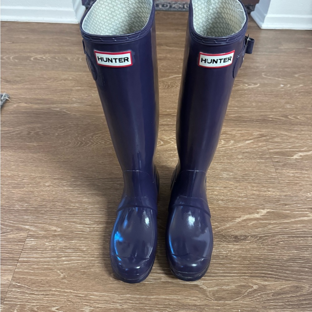 Hunter Purple Rain Boots